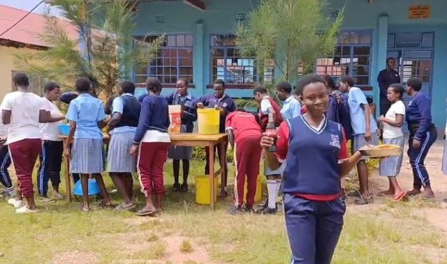 The girls get a mid-exam treat
